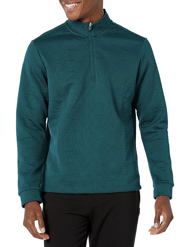 Amazon.com: adidas Men's DWR Quarter Zip Pullover, Arctic